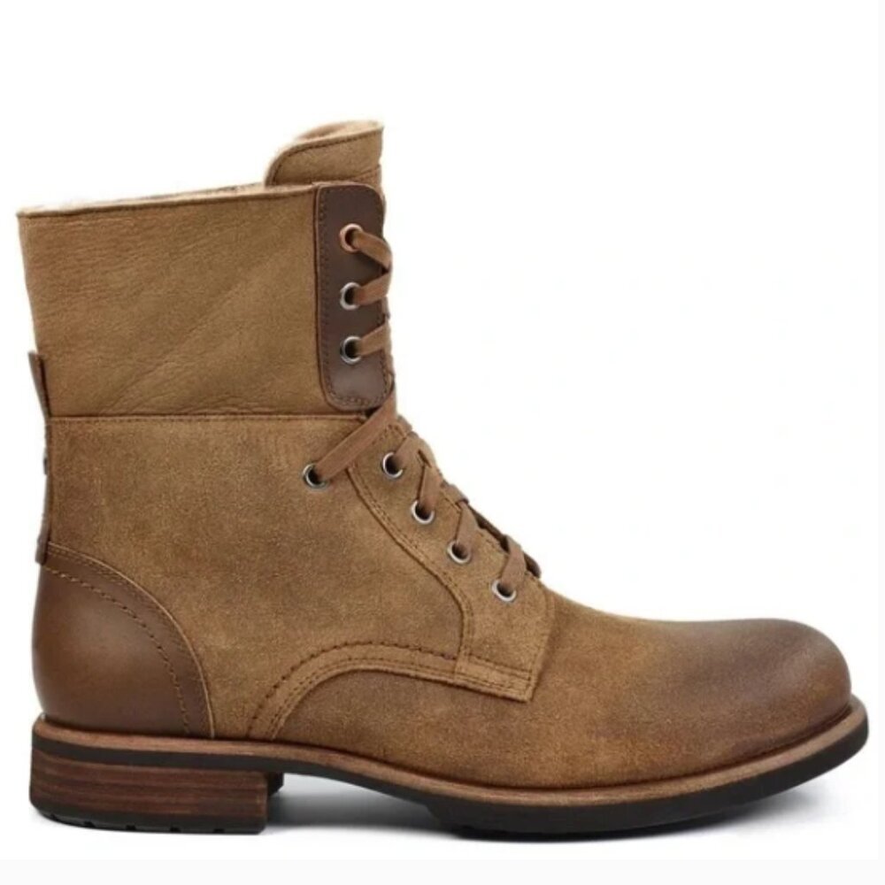Men's Ugg Larus Boots Chestnut​​ Size 8 - Picture 3 of 15